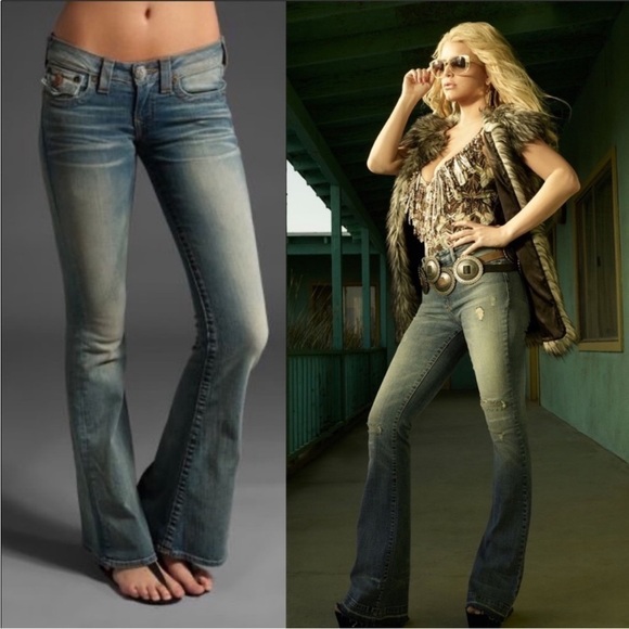 NWT. True Religion Rancher Raegan Reclaimed Flare Leg Jeans Women’s-27.